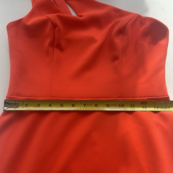 Aqua Brand One Shoulder Full Length Prom Gown/Prom Dress - Picture 6 of 13